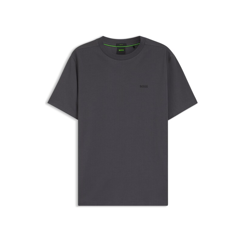 BOSS Stretch-cotton T-shirt with logo detail