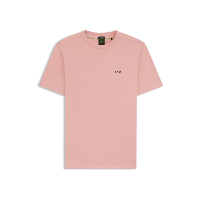 BOSS Stretch-cotton T-shirt with logo detail