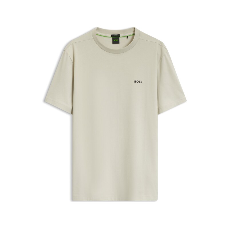 BOSS Stretch-cotton T-shirt with logo detail