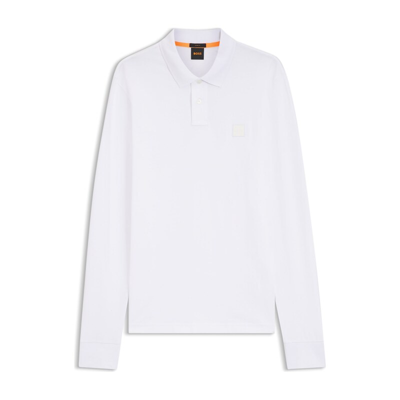 BOSS Slim-fit polo shirt in stretch-cotton piqué