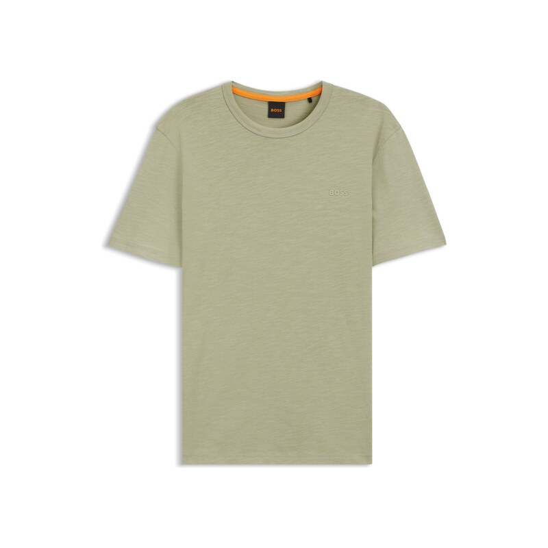 BOSS Cotton-jersey T-shirt with logo detail