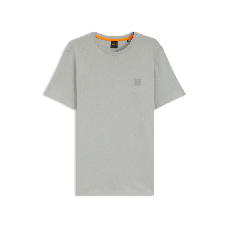 BOSS Cotton-jersey T-shirt with logo patch