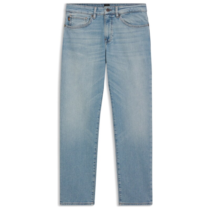 BOSS Maine regular-fit jeans in blue comfort-stretch denim