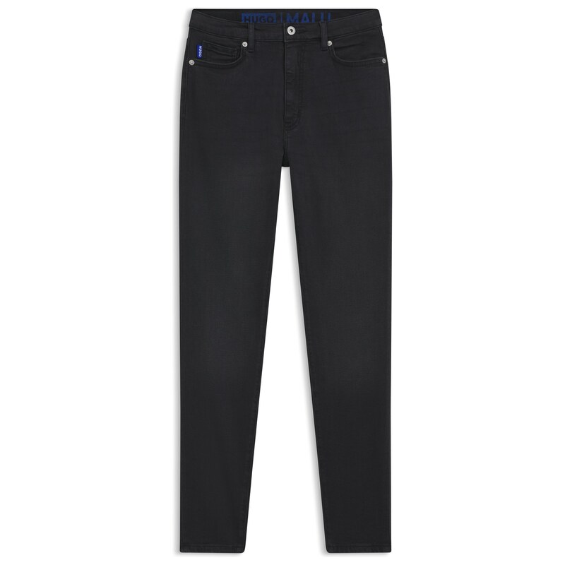 HUGO Skinny-fit jeans in black stretch denim
