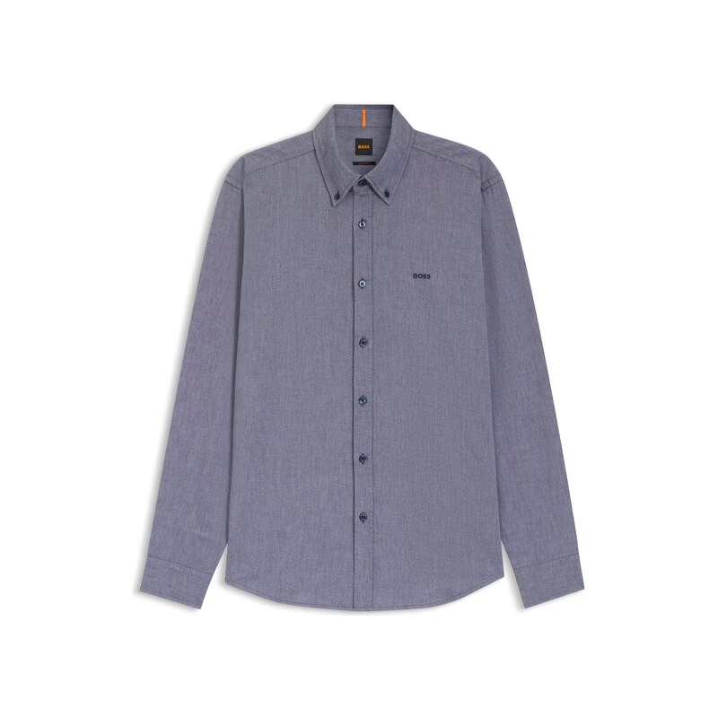 BOSS Regular-fit button-down shirt in Oxford cotton