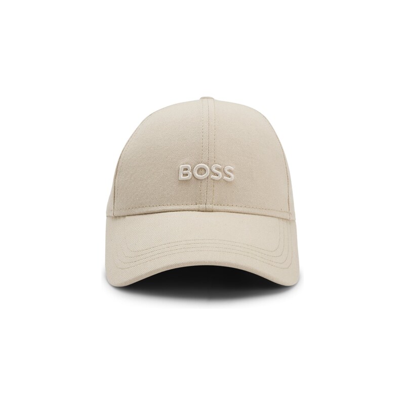 BOSS Cotton-twill cap with tonal embroidered logo