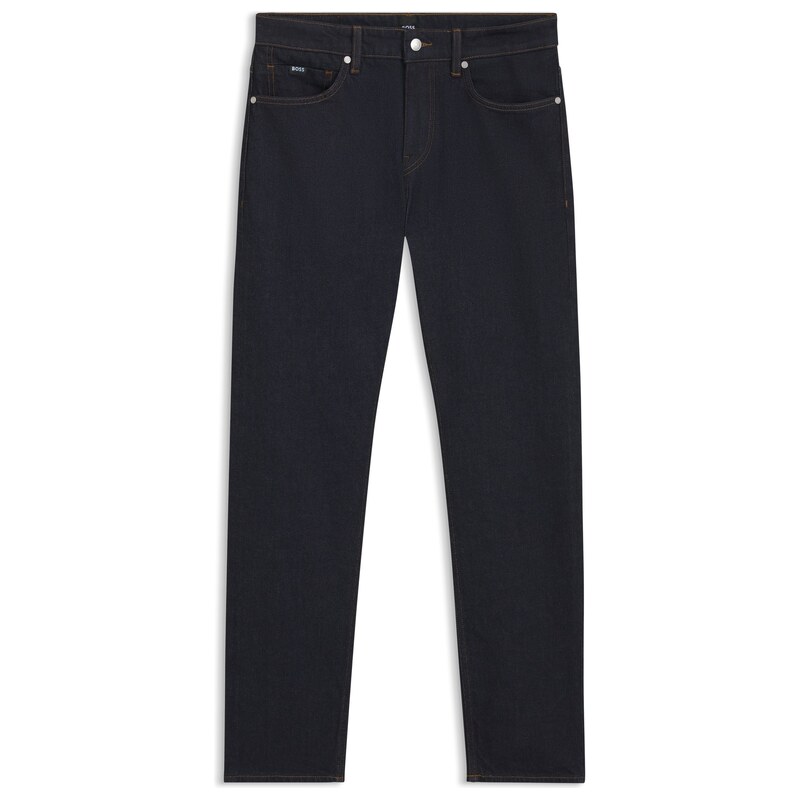 BOSS Delaware slim-fit jeans in dark-blue denim