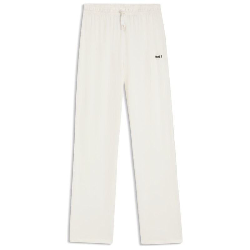 BOSS Drawstring pyjama bottoms in stretch cotton with logo