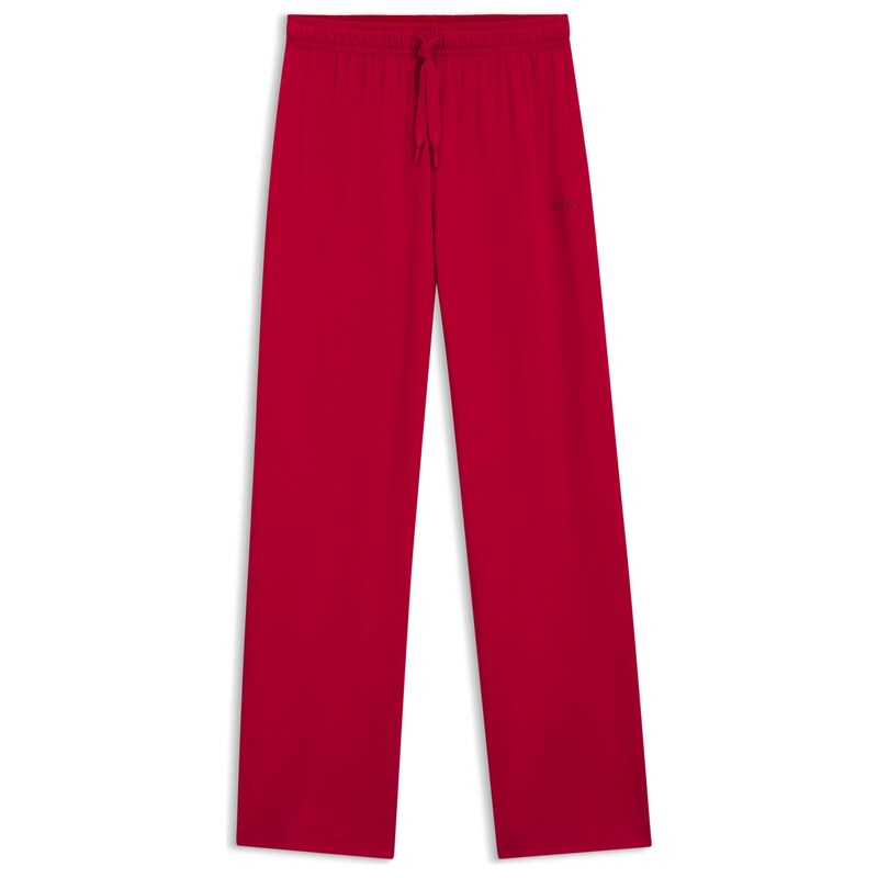 BOSS Drawstring pyjama bottoms in stretch cotton with logo