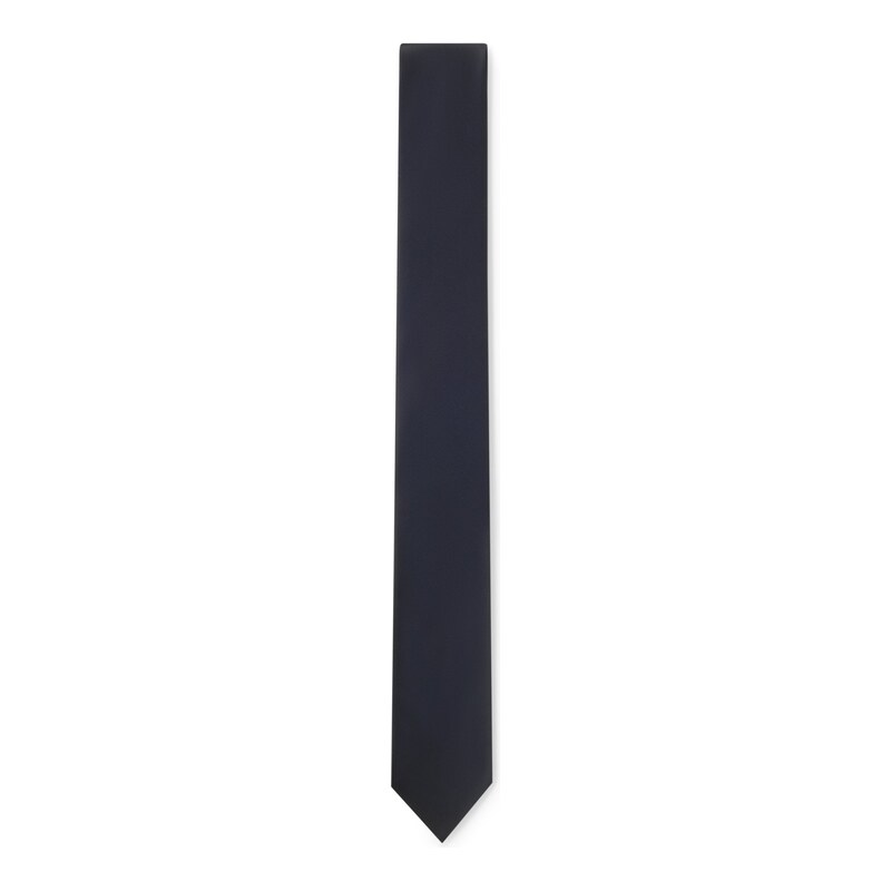HUGO Silk-blend tie with a plain weave