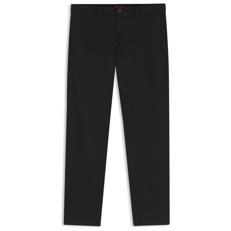 HUGO Slim-fit trousers in stretch-cotton gabardine