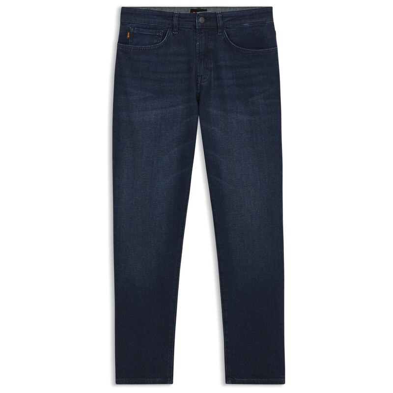 BOSS Tapered-fit jeans in pure-blue stretch denim