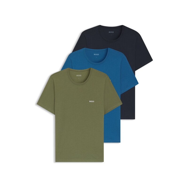 BOSS Three-pack of underwear T-shirts in cotton