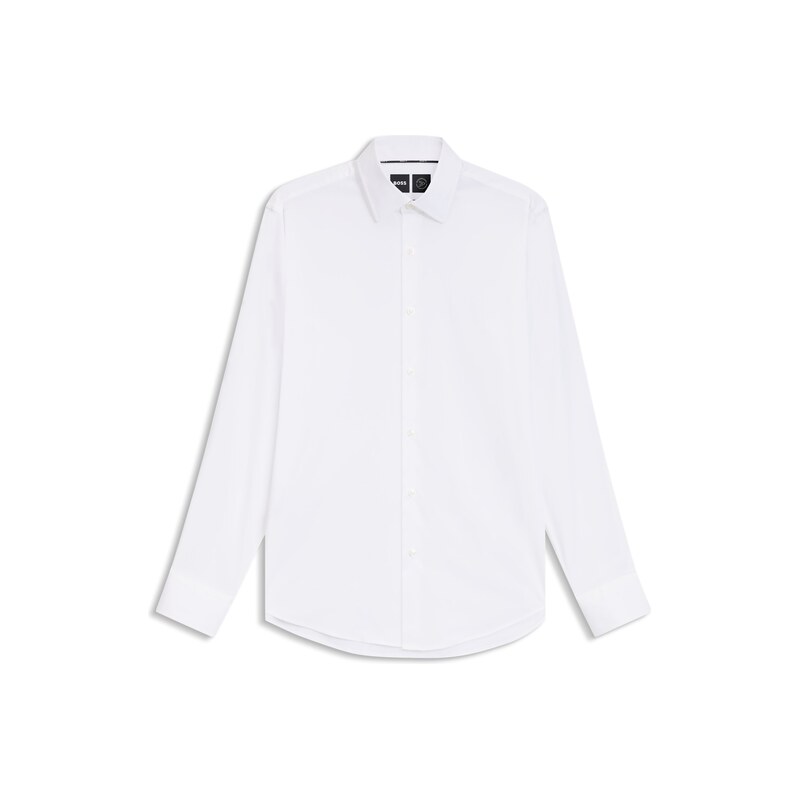 BOSS Regular-fit shirt in performance-stretch twill