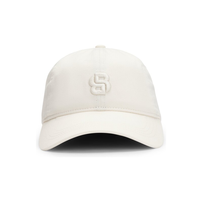 BOSS Cotton cap with embroidered Double B monogram