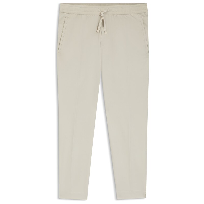 BOSS Tapered-fit trousers in water-repellent stretch fabric