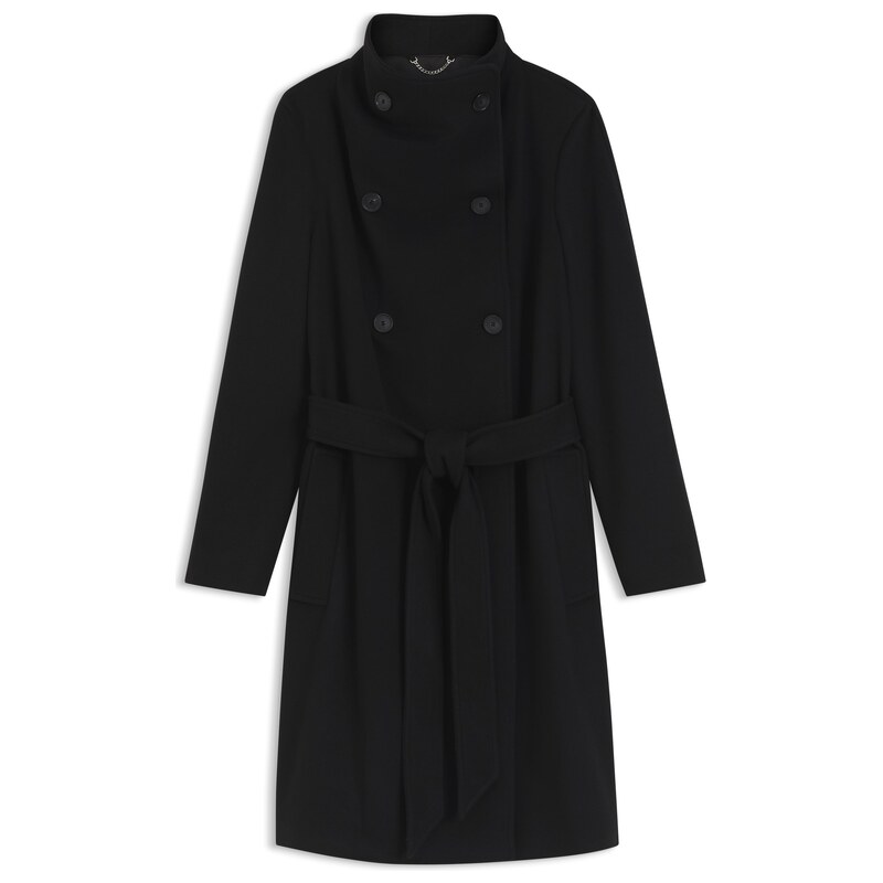 BOSS Double-breasted coat in a wool blend