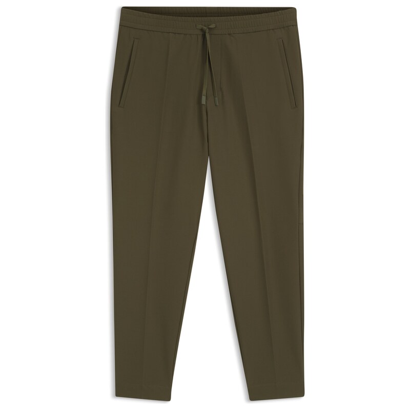 BOSS Tapered-fit trousers in water-repellent stretch fabric