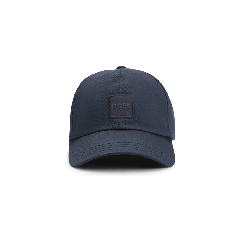 BOSS Cotton-twill cap with logo patch