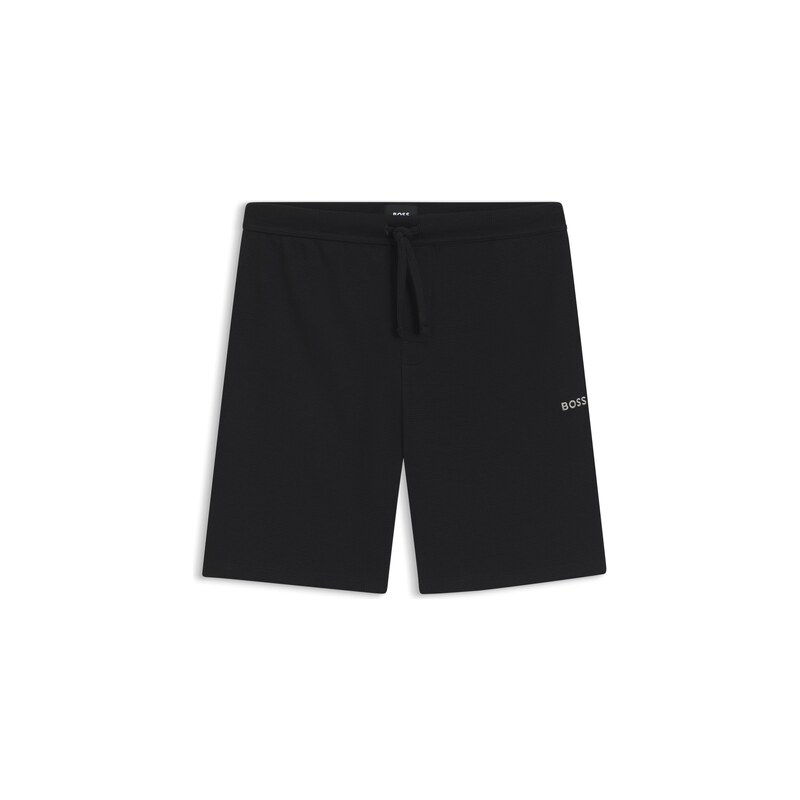 BOSS Cotton-blend pyjama shorts with embroidered logo