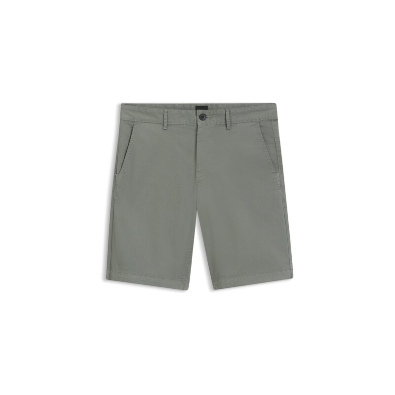 BOSS Slim-fit shorts in stretch-cotton twill