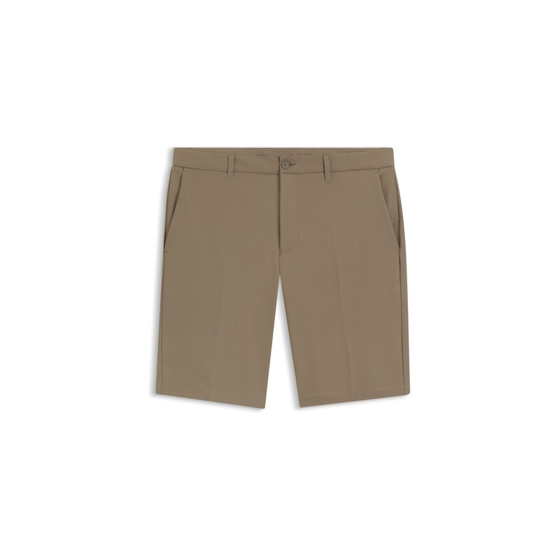 BOSS Slim-fit shorts in water-repellent stretch fabric