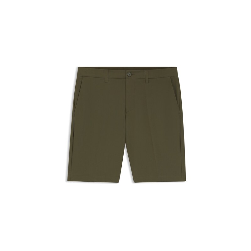 BOSS Slim-fit shorts in water-repellent stretch fabric