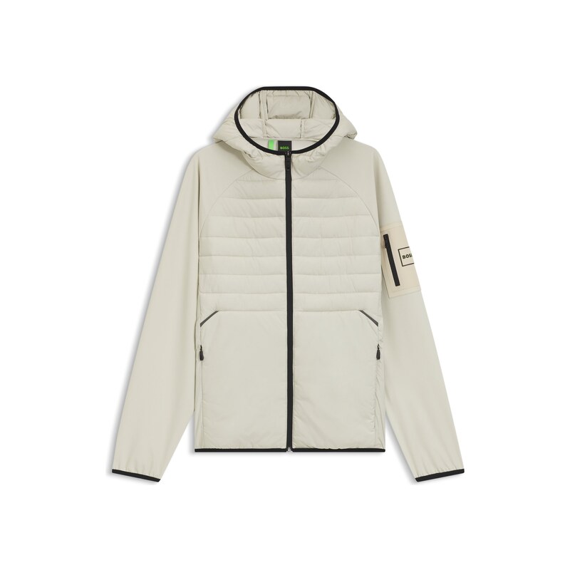 BOSS Water-repellent jacket with zipped sleeve pocket