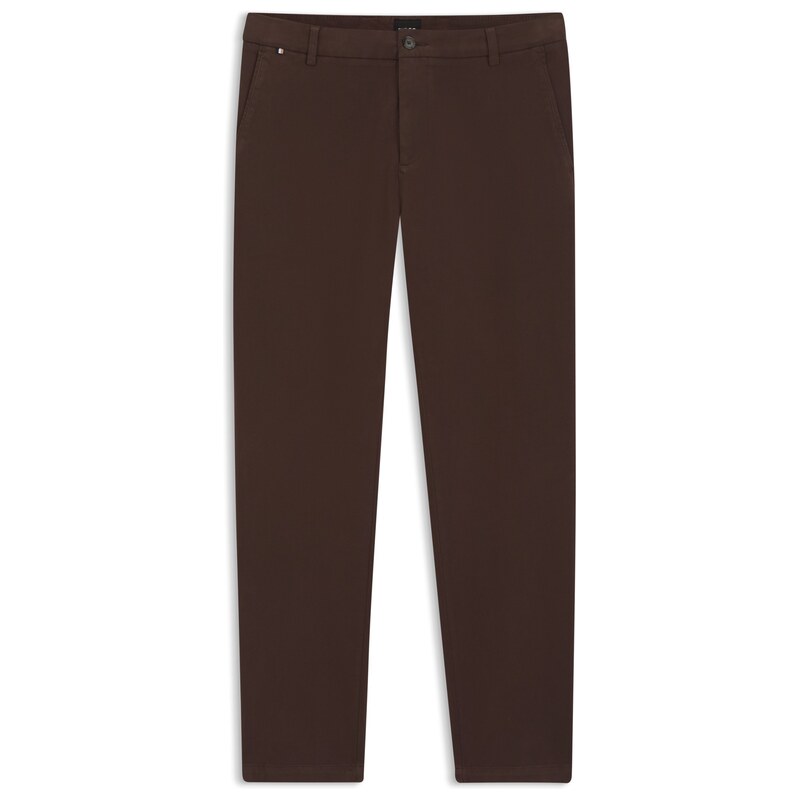 BOSS Tapered modern-fit trousers in stretch cotton