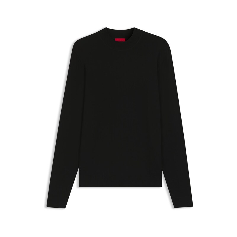 HUGO Slim-fit sweater with high neckline