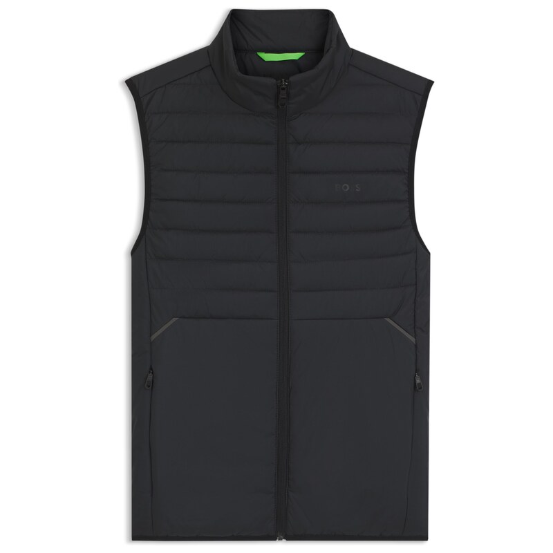BOSS Water-repellent gilet with decorative reflective accents