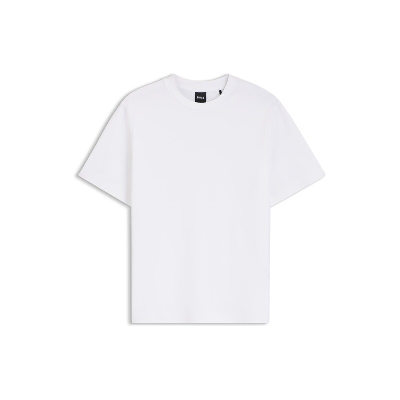 BOSS Relaxed-fit T-shirt in mercerised cotton