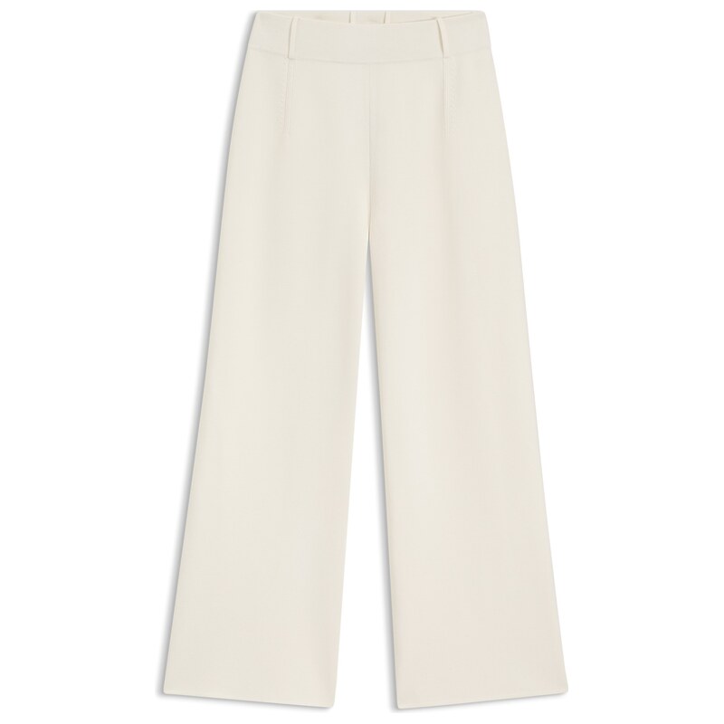BOSS Regular-fit trousers with knitted darts