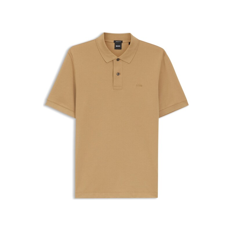 BOSS Pallas polo shirt in cotton piqué with embroidered logo