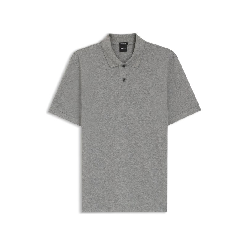 BOSS Pallas polo shirt in cotton piqué with embroidered logo