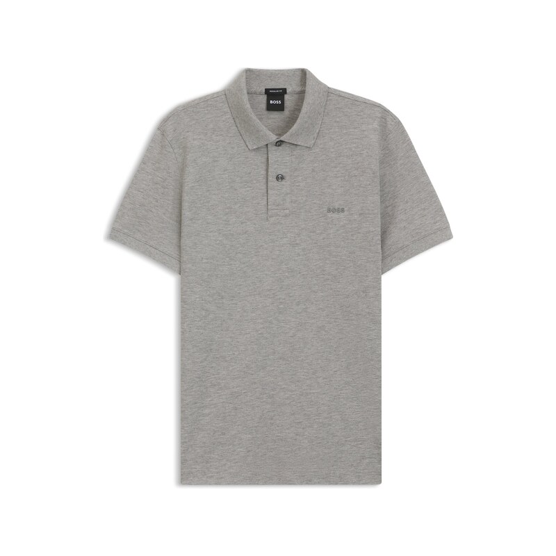BOSS Pallas polo shirt in cotton piqué with embroidered logo