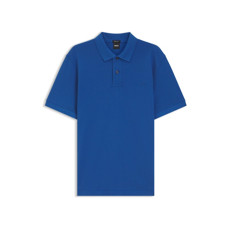 BOSS Pallas polo shirt in cotton piqué with embroidered logo