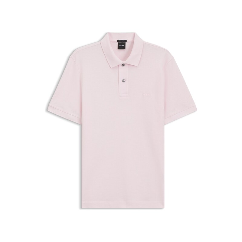 BOSS Pallas polo shirt in cotton piqué with embroidered logo