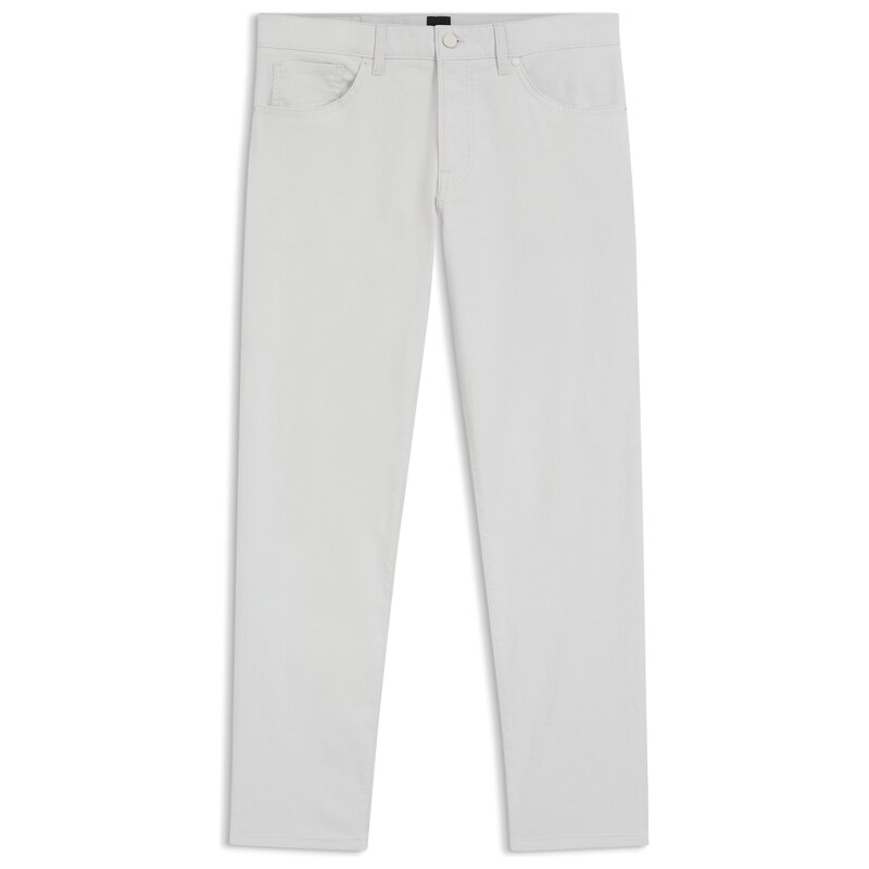 BOSS Maine regular-fit trousers in stretch-cotton dobby fabric
