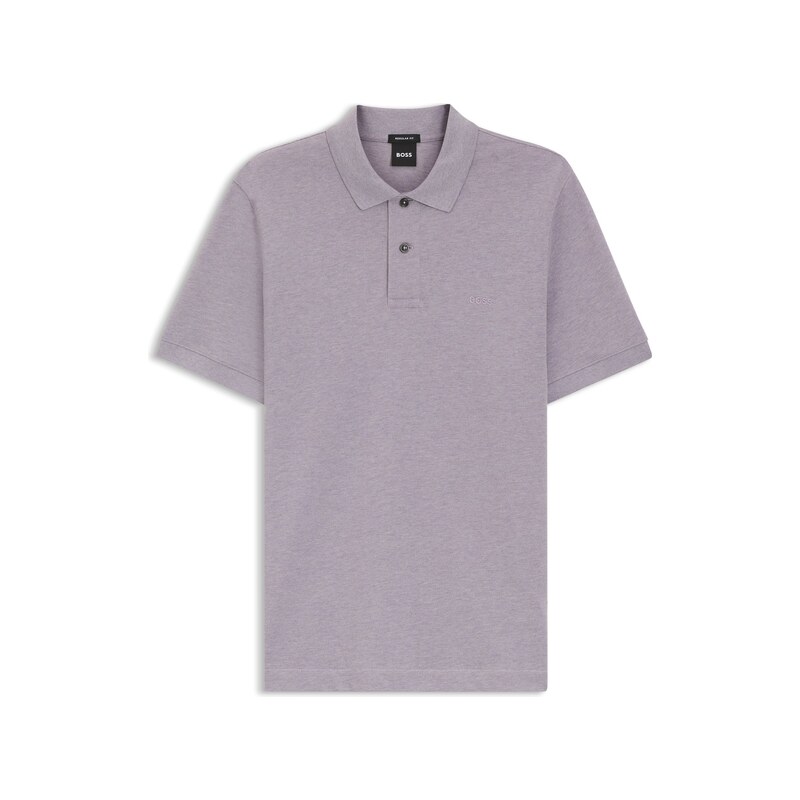 BOSS Pallas polo shirt in cotton piqué with embroidered logo