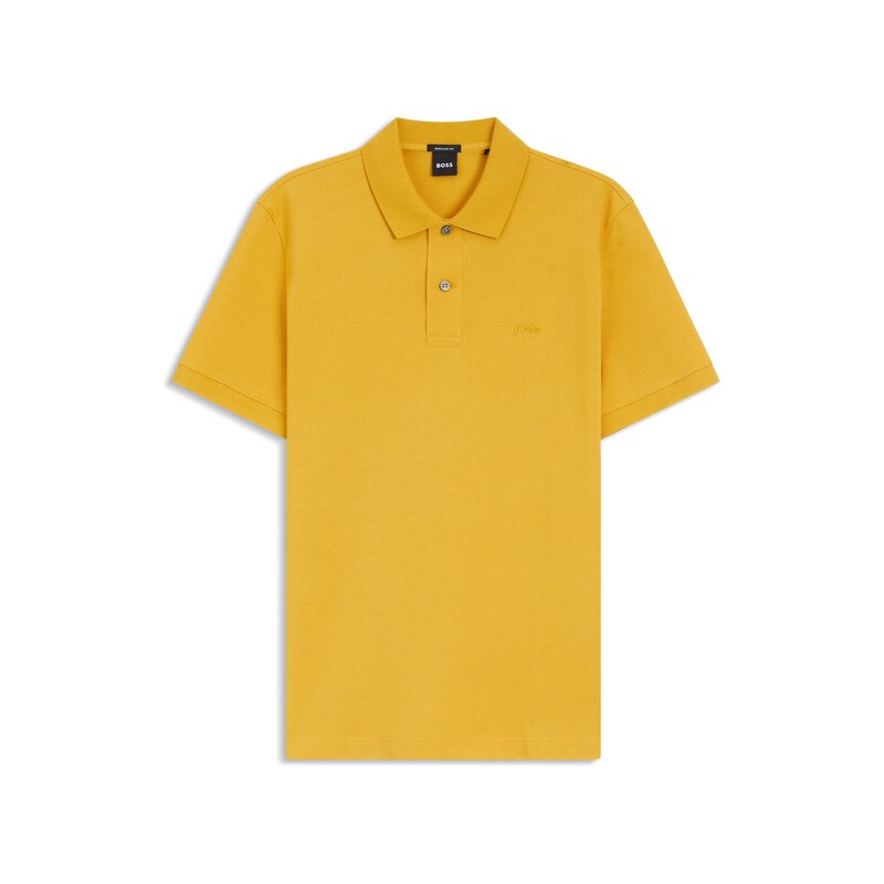 BOSS Pallas polo shirt in cotton piqué with embroidered logo