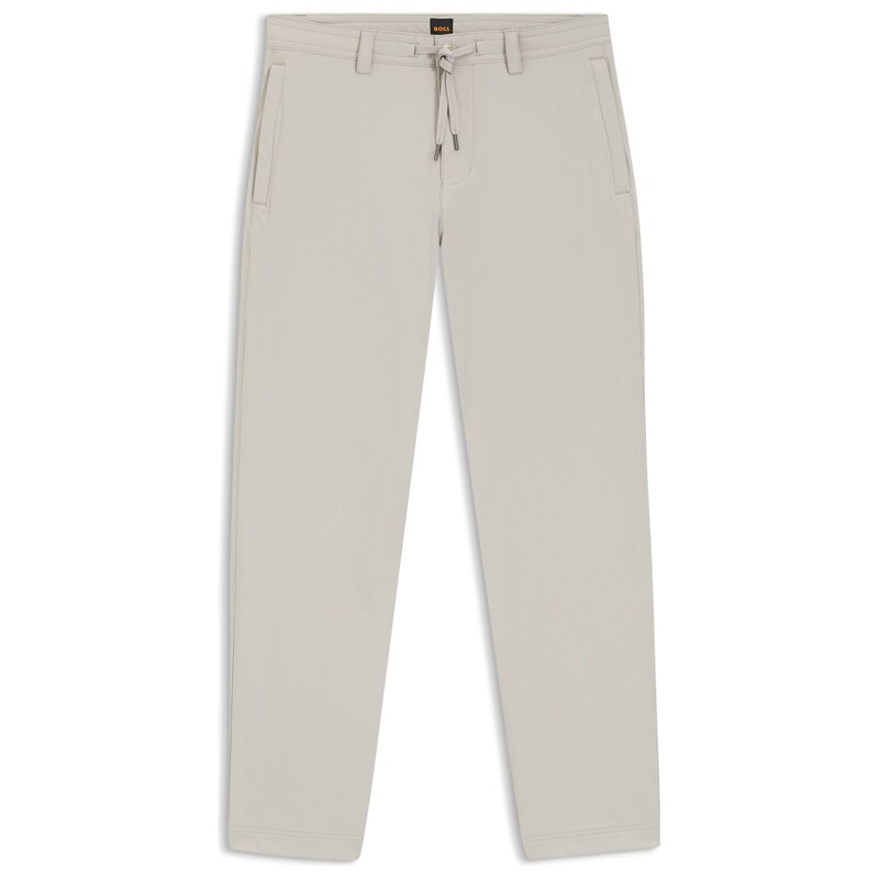 BOSS Straight-tapered-fit chinos in stretch fabric