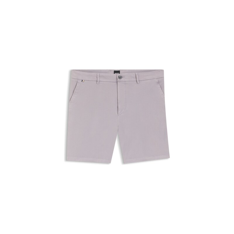 BOSS Stretch-cotton shorts in a modern fit