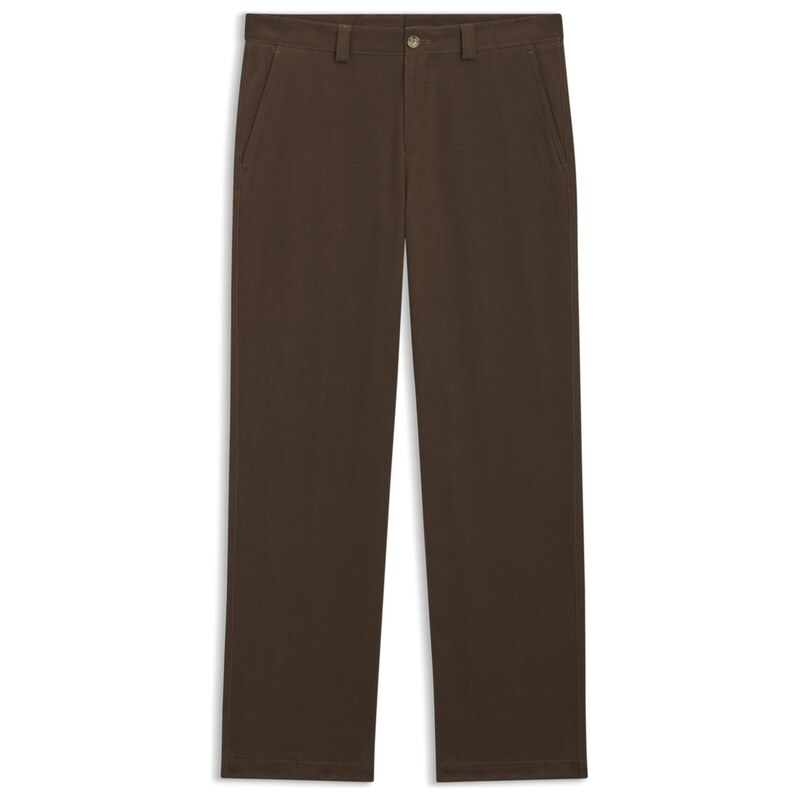 BOSS Tapered-fit trousers in brushed stretch cotton