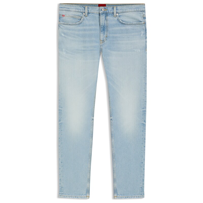 HUGO Extra-slim-fit jeans in bright-blue stretch denim