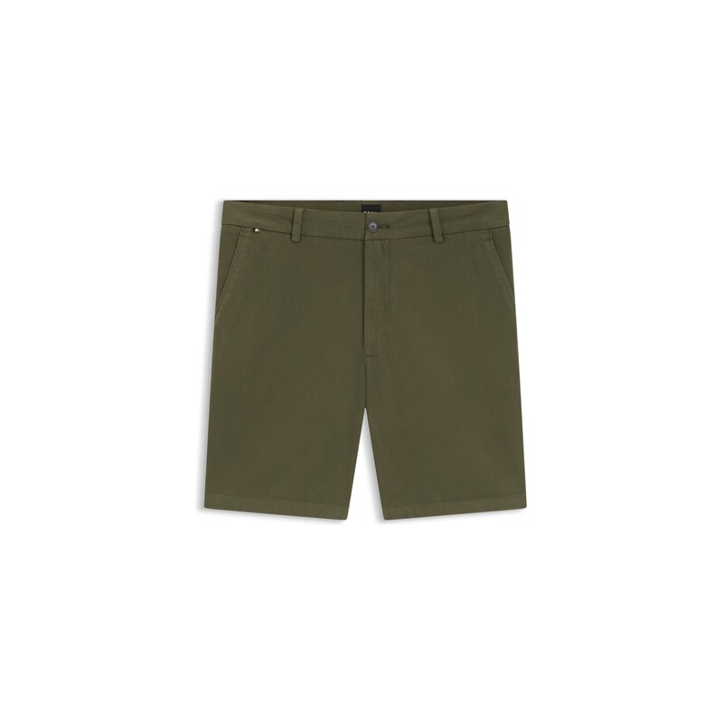 BOSS Modern-fit shorts in stretch cotton