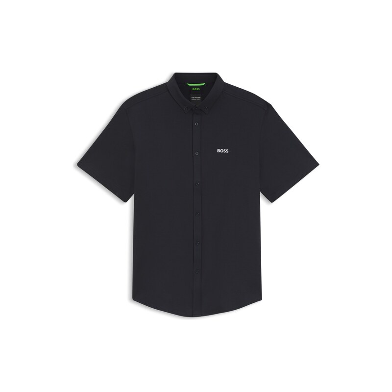 BOSS Regular-fit shirt in cotton jersey