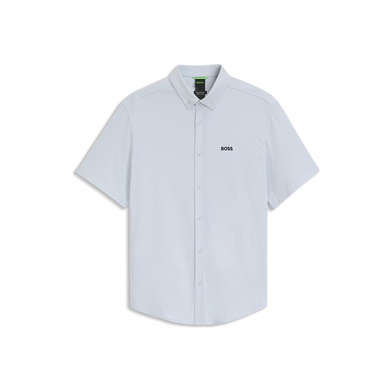 BOSS Regular-fit shirt in cotton jersey
