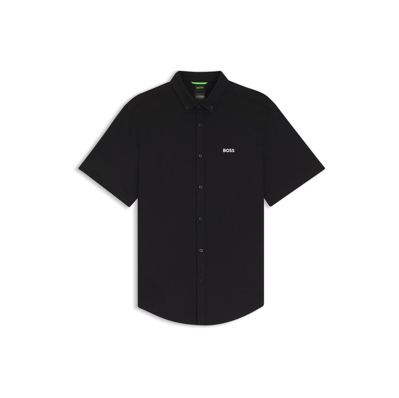 BOSS Regular-fit shirt in cotton jersey