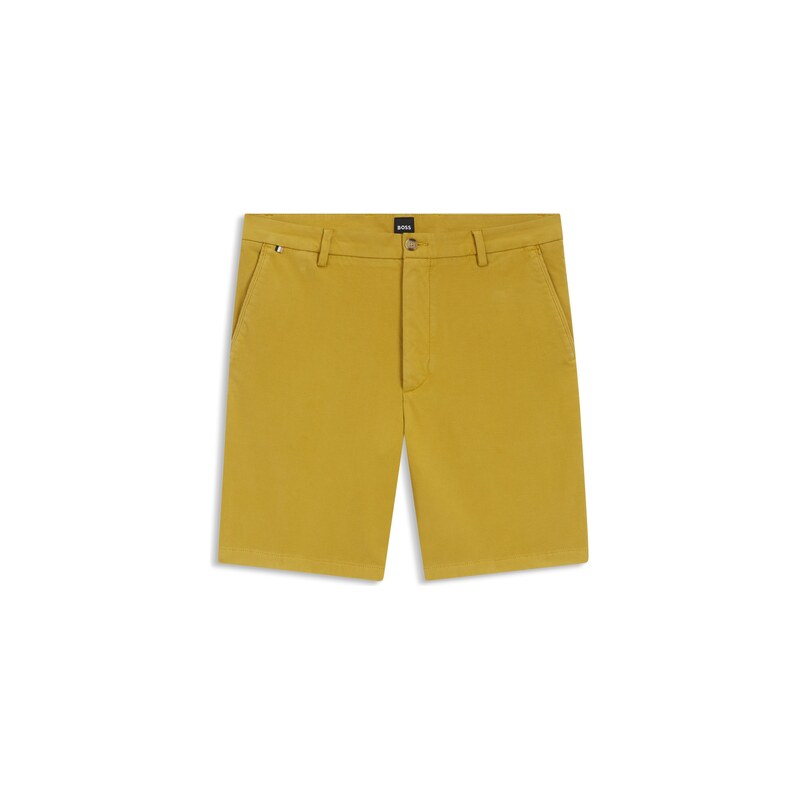 BOSS Modern-fit shorts in stretch cotton